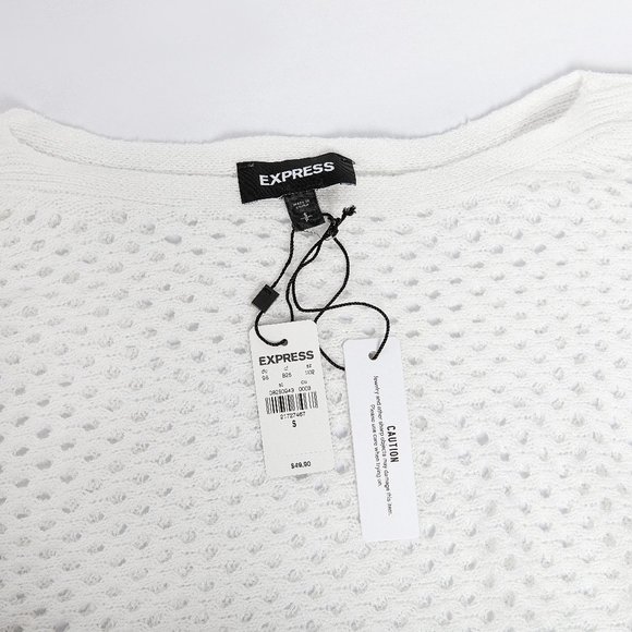 NEW! Ivory Open Stitch Dolman Sweater - Picture 4 of 6